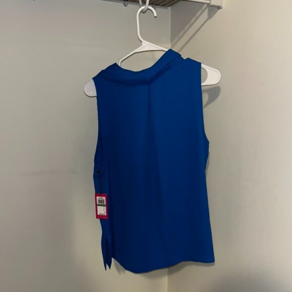 NEW Vince Camuto Luxe Crepe de Chine Sleeveless Cowl Neck Tank Top Size Large - Picture 6 of 11